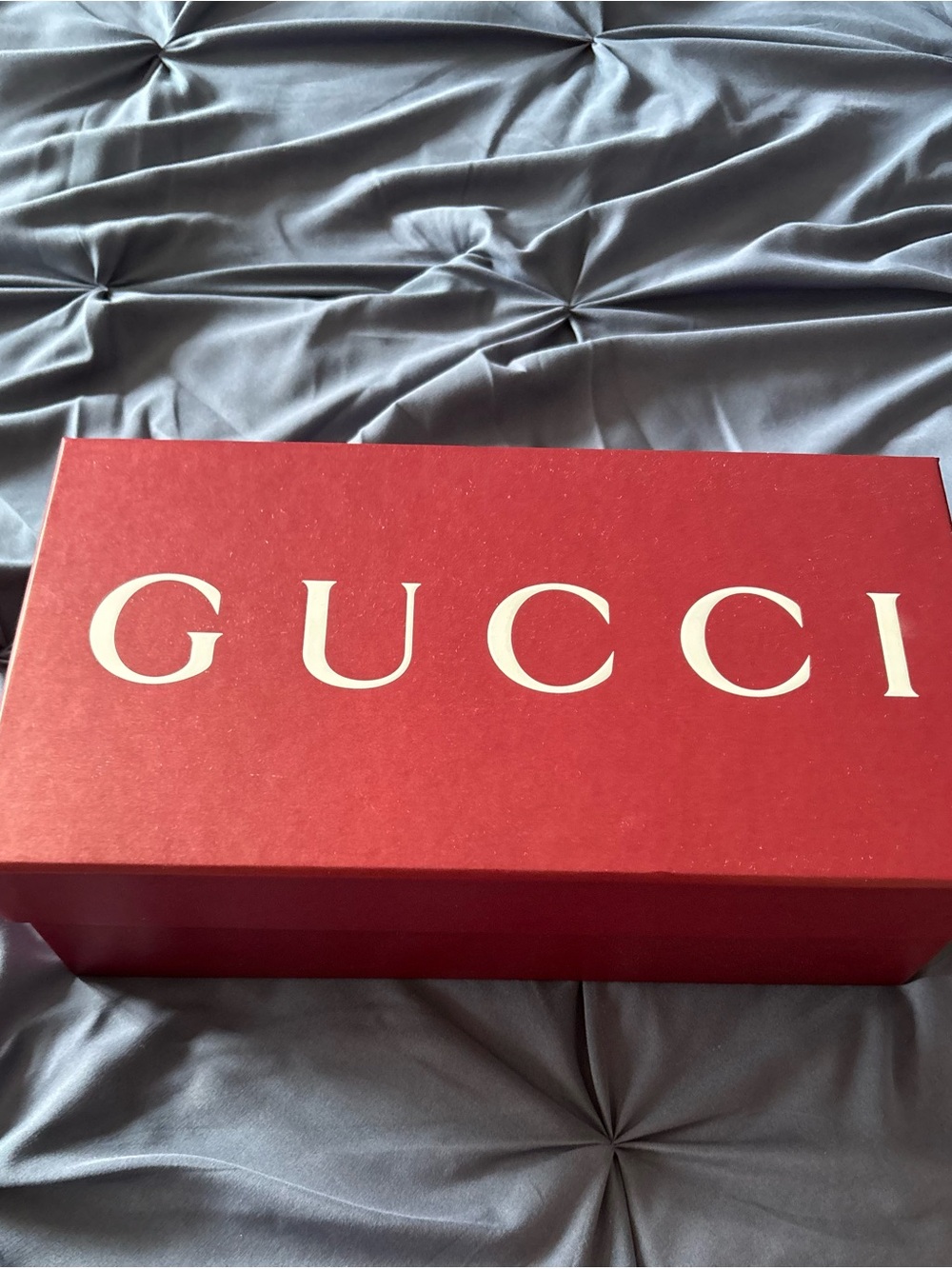 Gucci Beige Monogram Pointed-Toe Slingback Flats with Gold Horsebit - Picture 9 of 9